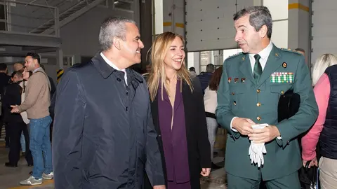 Almudena Mart&iacute;nez, presidenta de la Diputaci&oacute;in de C&aacute;diz, junto al jefe del Consorcio Provincial Jos&eacute; Ortiz