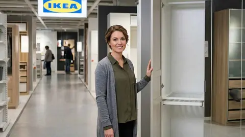 PAX / KAMMARTORP/FLISBERGET Combinaci&oacute;n armario con espejo de Ikea