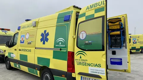 Una ambulancia del servicio de urgencias