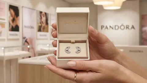 Pendientes de plata de Pandora