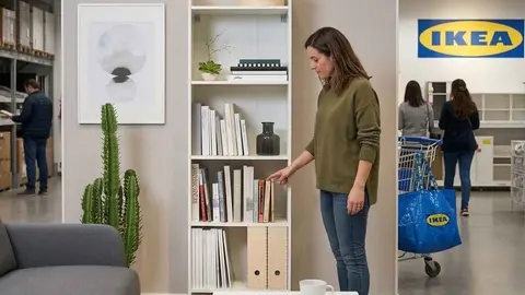 Librer&iacute;a BAGGEBO de Ikea