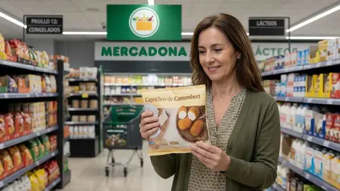 Caprichos camembert Hacendado ultracongelados de Mercadona
