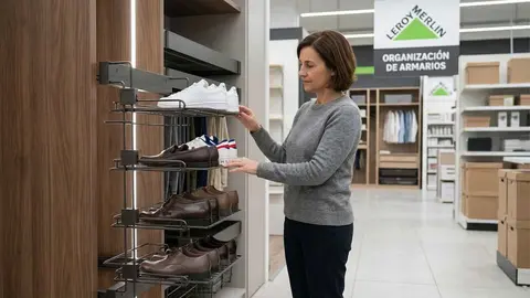 Zapatero extra&iacute;ble lateral Quartz, Emuca de Leroy Merlin