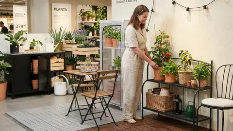 Estructuras met&aacute;licas, baldas resistentes y efecto invernadero de IKEA