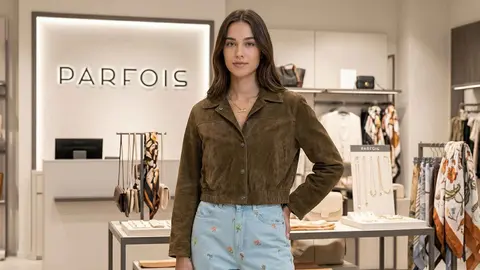 Una mujer en una tienda de Parfois