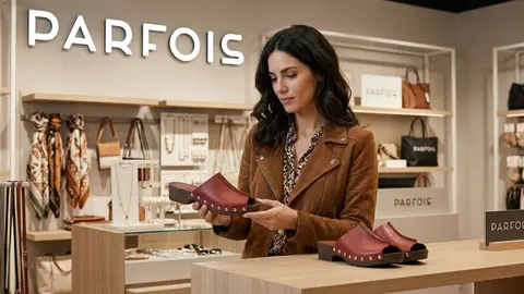 Sandalias tipo zueco de Parfois