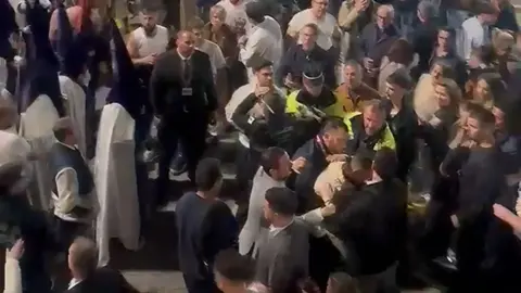 Altercado en la Plaza Plateros