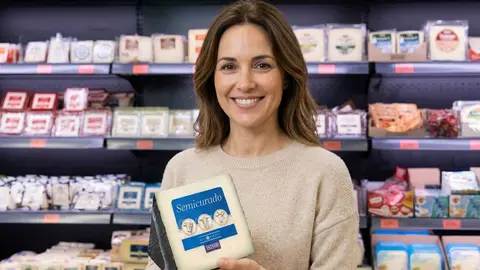 Queso semicurado mezcla, Hacendado de Mercadona