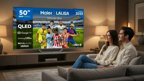 Televisor Haier QLED en El Corte Ingl&eacute;s con 4K y Dolby Audio para una experiencia de cine en casa