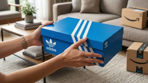 Caja de zapatillas de Adidas