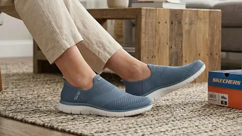 Zapatillas m&aacute;s c&oacute;modas de Skechers