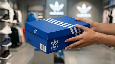 Caja de zapatillas de Adidas