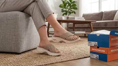 Sandalias de Skechers con plataforma para este verano