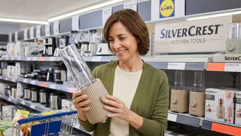 Licuadora de vaso para smoothies de 0,6 L y 300 W, Silver Crest de Lidl