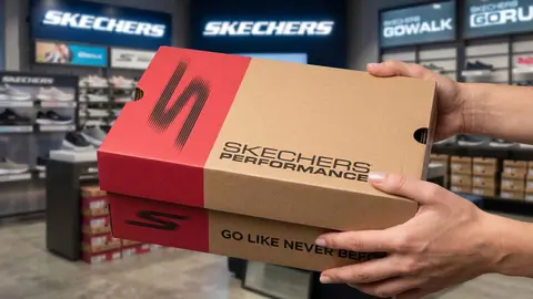 Caja de zapatillas de Skechers