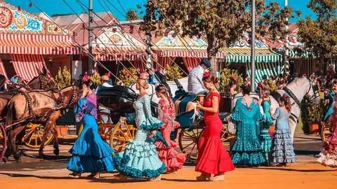 Sevilla viene celebrando su tradicional Feria de Abril