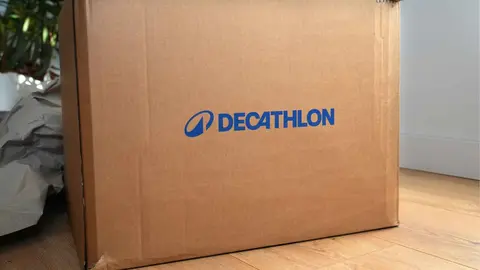Caja de compra de Decathlon