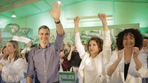 Acto del PSOE con Pedro S&aacute;nchez y Mar&iacute;a Jes&uacute;s Montero