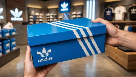 Caja de zapatillas de Adidas