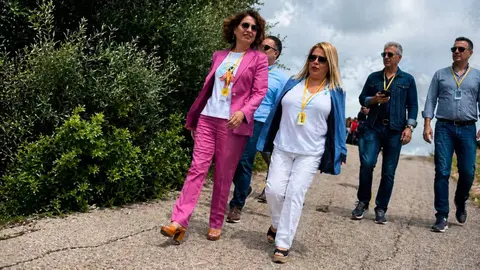 Mar&iacute;a Jes&uacute;s Montero y Mamen S&aacute;nchez en el Circuito de Jerez