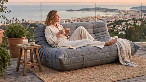 Sof&aacute; lounge de exterior de 2 plazas, Livarno de Lidl