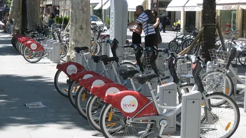 El servicio de alquiler de bicicletas de Sevilla