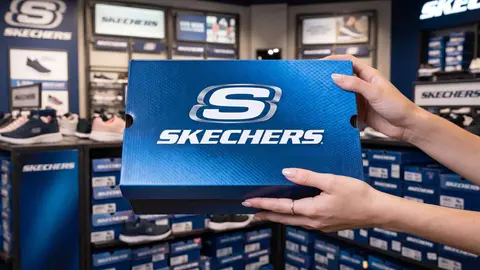 Caja de zapatillas de Skechers