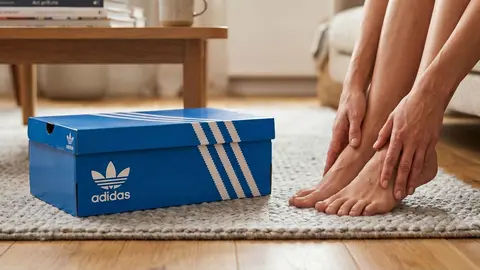 Caja de zapatillas de Adidas