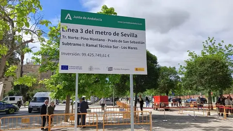Las obras de la L&iacute;nea 3 del Metro de Sevilla provocar&aacute; nuevos cortes de tr&aacute;fico