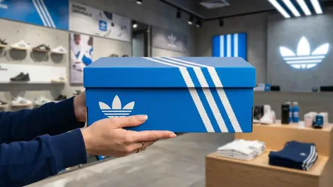 Caja de zapatillas de Adidas