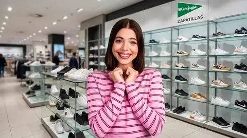 Secci&oacute;n de zapatillas de El Corte Ingl&eacute;s