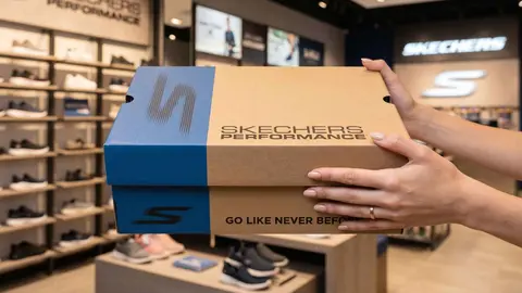 Las zapatillas grises de Skechers que se ponen solas y arreglan cualquier paseo