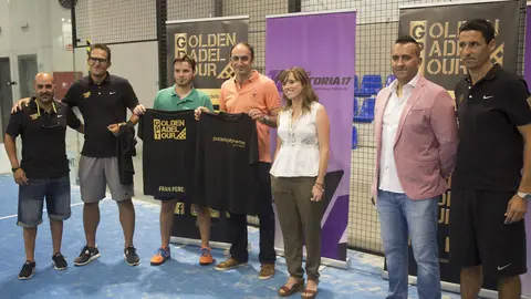 Presentaci&oacute;n de la 3&ordf; Prueba del Golden Padel Tour Talleres Victoria 17 en las instalaciones de Padel Extreme en Jerez | Miguel Barrios para Grupo MIRA
