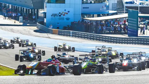 Salida del Euroformula Open | Christian Cantizano para MIRA Jerez