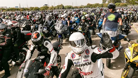 Moteros en el Circuito de Jerez