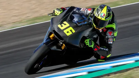 Joan Mir entrenando en el Circuito de Jerez