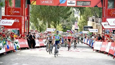 Valverde saca oro en Almad&eacute;n y Molard aguanta l&iacute;der de La Vuelta