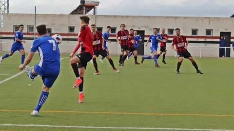 Gerena vs Xerez CD. 21-10-2018./ Alejandro Jim&eacute;nez