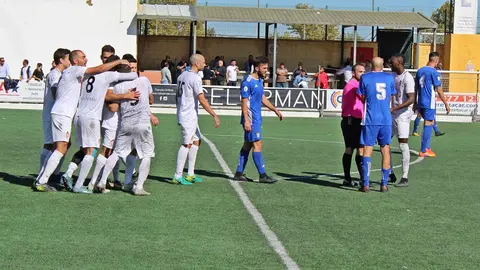 CD Utrera vs Xerez CD. 1-11-2018./ Alejandro Jim&eacute;nez