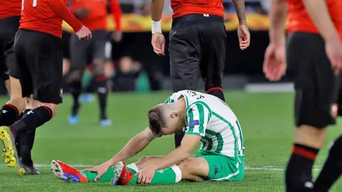 Canales en el Real Betis - Rennes (2019)