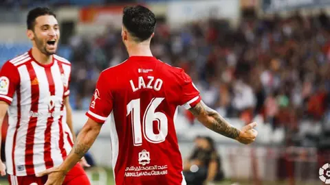 Jos&eacute; Carlos Lazo celebrando un gol. Foto: La Liga