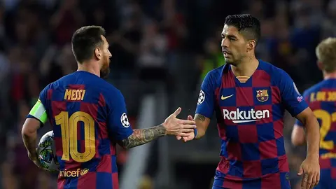 Luis Suarez y Leo Messi | Foto: EFE