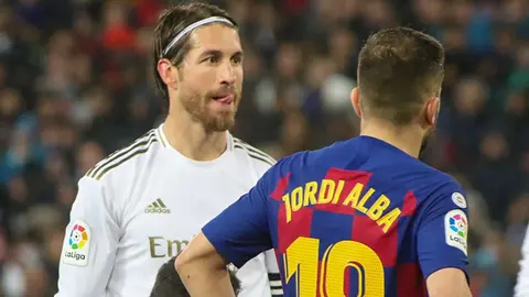 Sergio Ramos, jugando un cl&aacute;sico. /ELMIRA