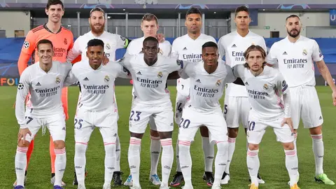 Once inicial del Real Madrid vs M&ouml;nchengladbach