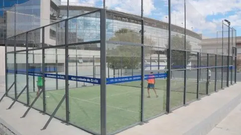 Pistas de p&aacute;del de telegraf&iacute;a