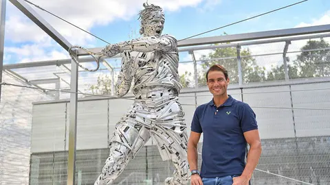 Estatua Rafa Nadal