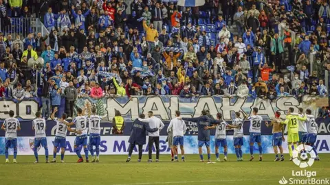 M&aacute;laga CF en el Estadio La Rosaleda