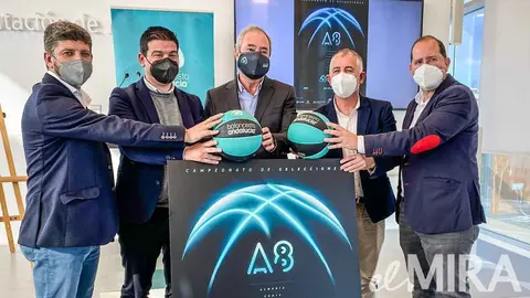 Acto de presentaci&oacute;n del Campeonato de Andaluc&iacute;a de Minibasket Masculino de Manilva en la Diputaci&oacute;n de M&aacute;laga