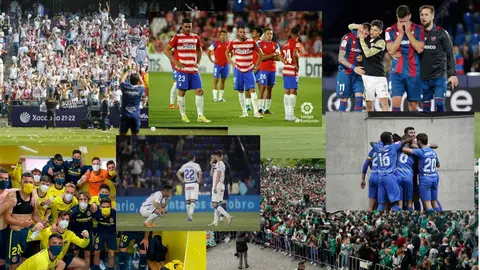 Estos son los siete nuevos rivales del M&aacute;laga CF en LaLiga SmartBank