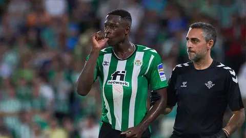 Luiz Henrique celebra su gol en el Real Betis - Ludogorets | Salvador L&oacute;pez para El MIRA